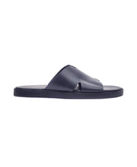 Marrakesh Slide // Navy Leather