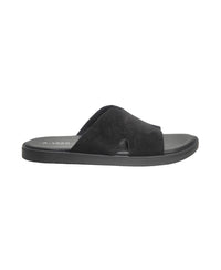 Marrakesh Slide // Black Suede