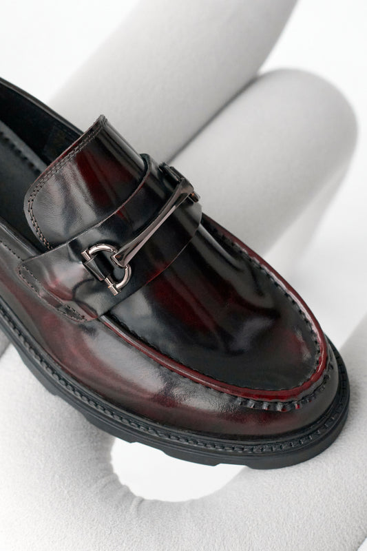 Samuel Bit Loafer // Bordo