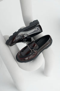 Samuel Bit Loafer // Bordo