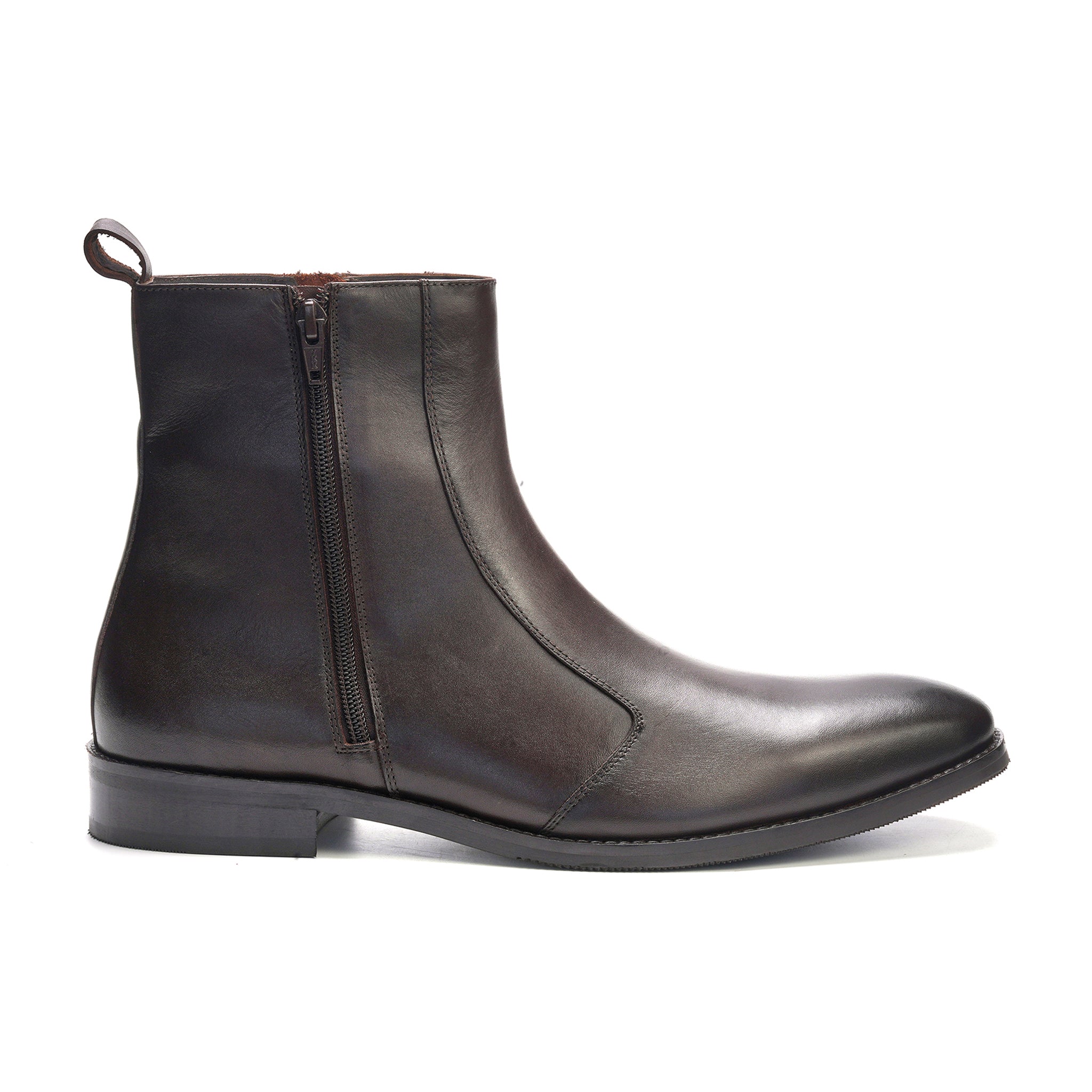 ベリカット Lexington Zip Boot // Brown Leather – A. VEER