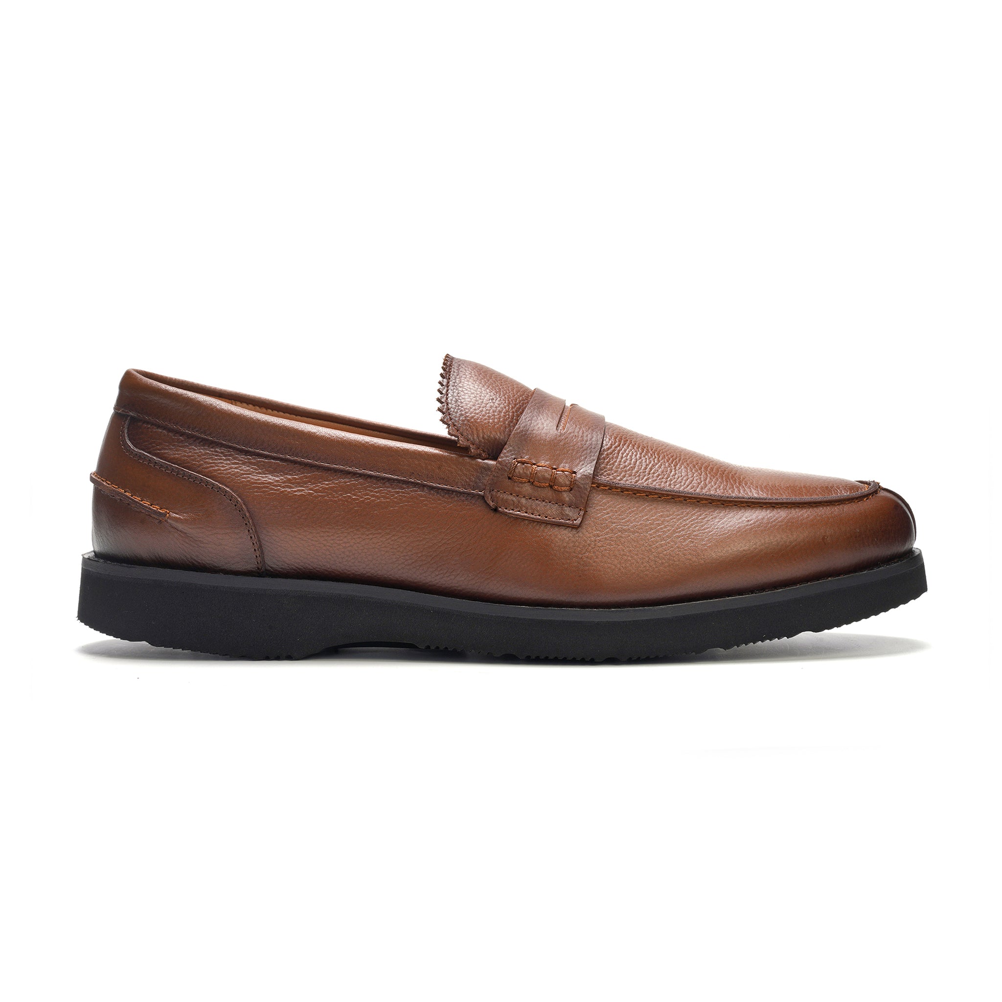 Mason Penny Loafer // Tan Leather – A. VEER display picture 1