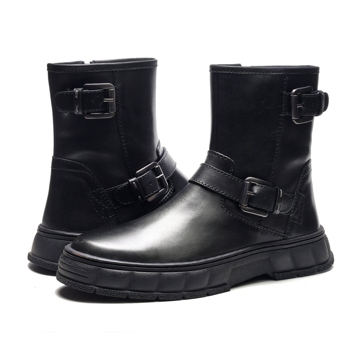 Ranger Biker Boot // Black Nubuck