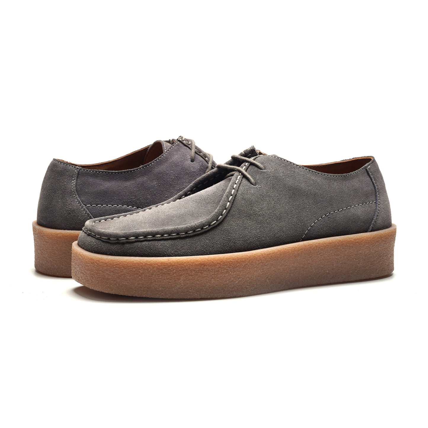 Mason Moc Derby // Grey Suede