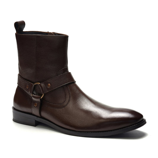Westin Harness Boot // Brown Leather