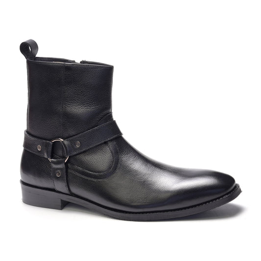 Westin Harness Boot // Black Leather