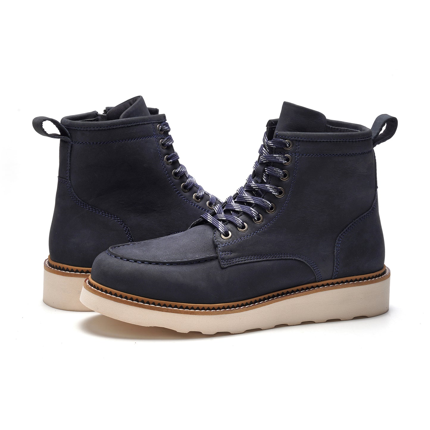 Braddock Moc Boot // Navy Nubuck