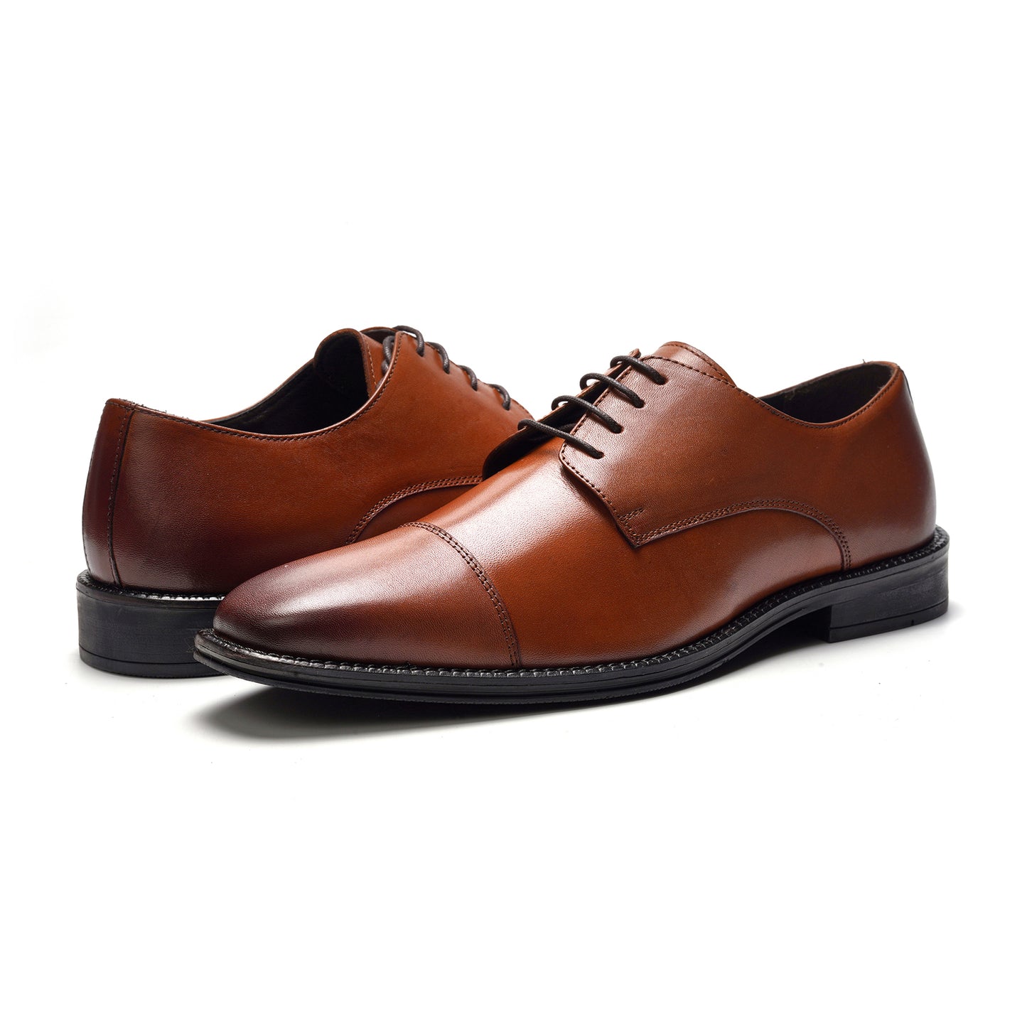 Maddox Cap-toe Oxford // Tan Leather