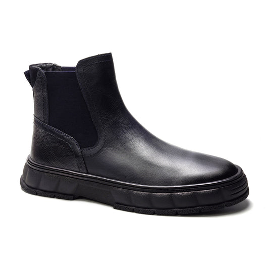 Axis Chelsea Boot // Navy Leather