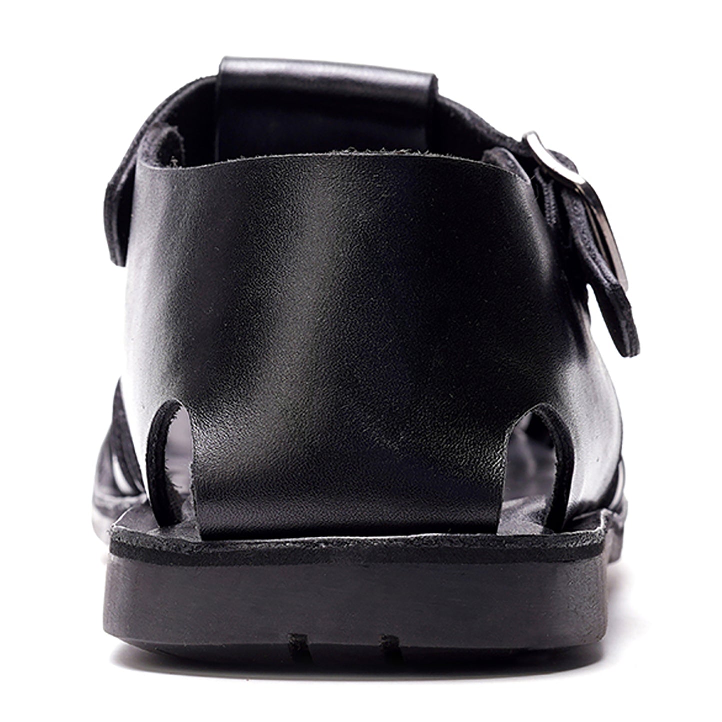 Santorini Fisherman Sandal // Black