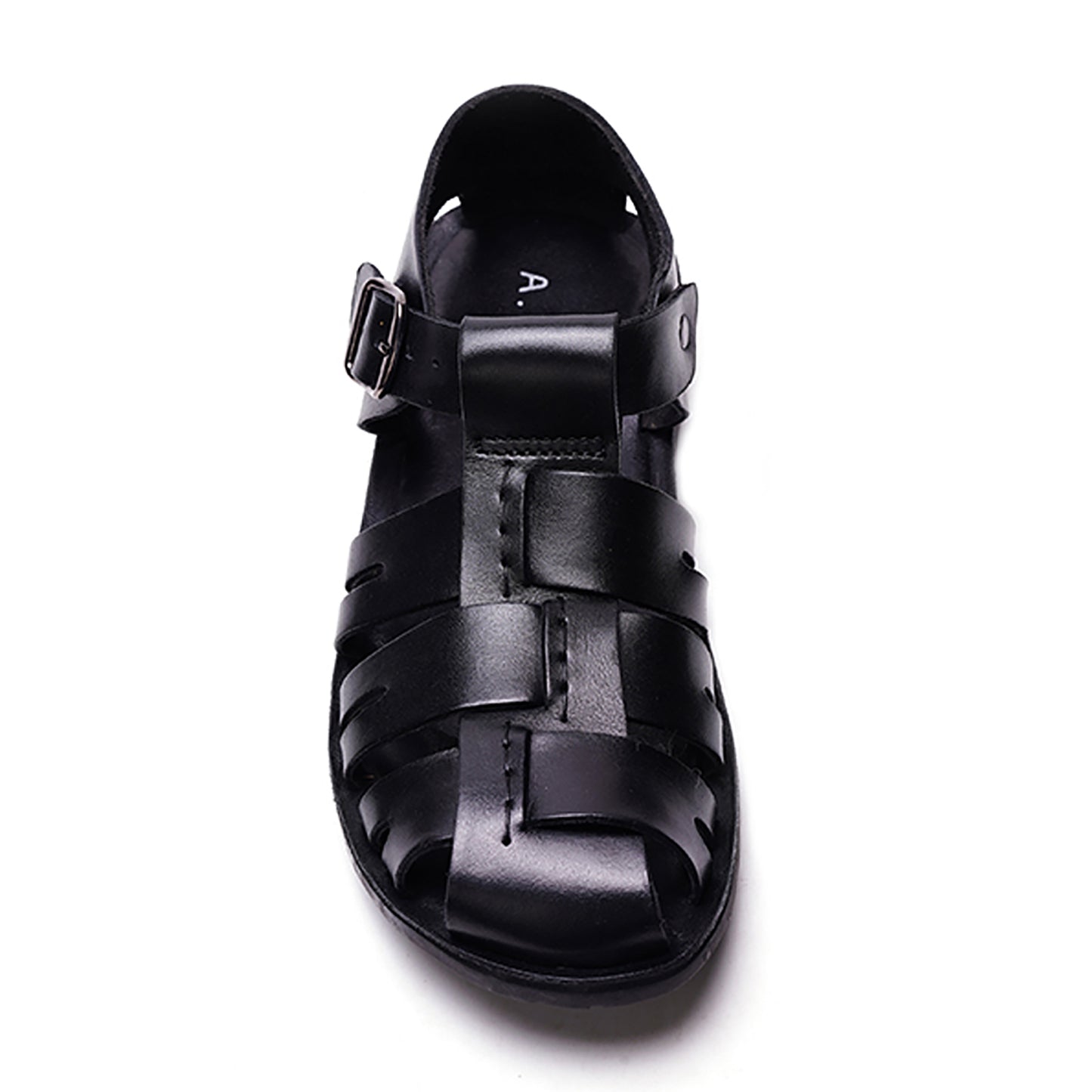 Santorini Fisherman Sandal // Black