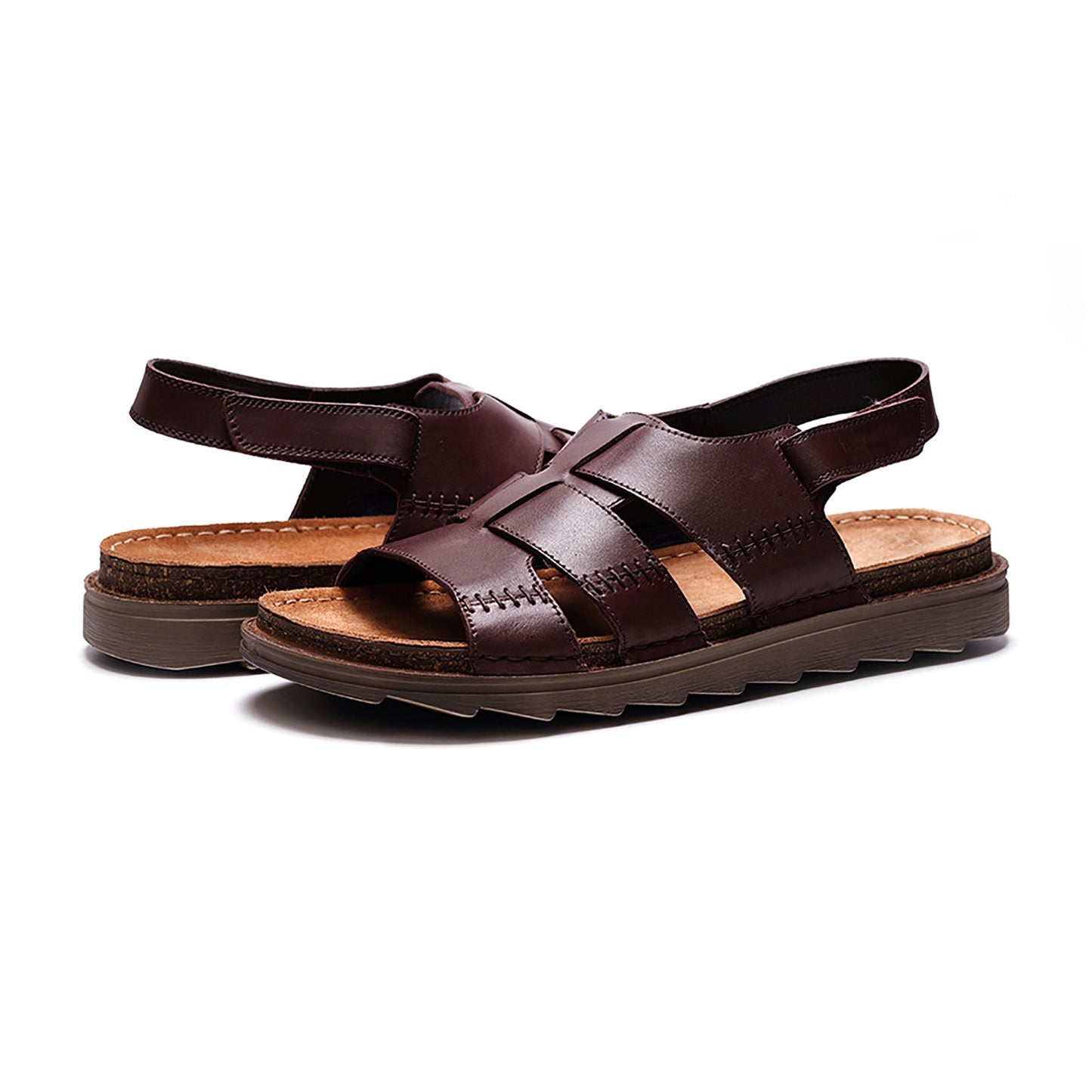 Maldiva Back Strap Sandal // Brown