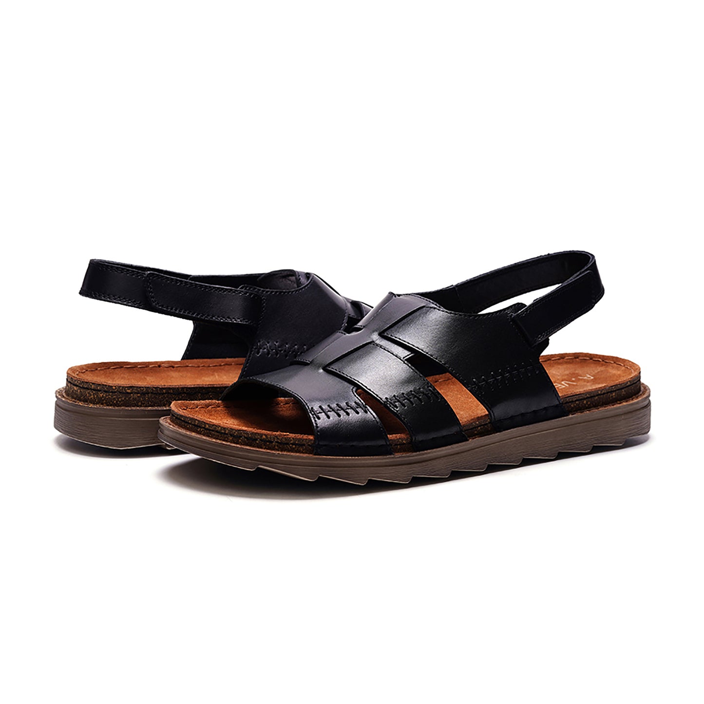 Maldiva Back Strap Sandal // Black