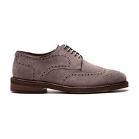 Cambridge Wingtip Lace-up // Taupe Suede