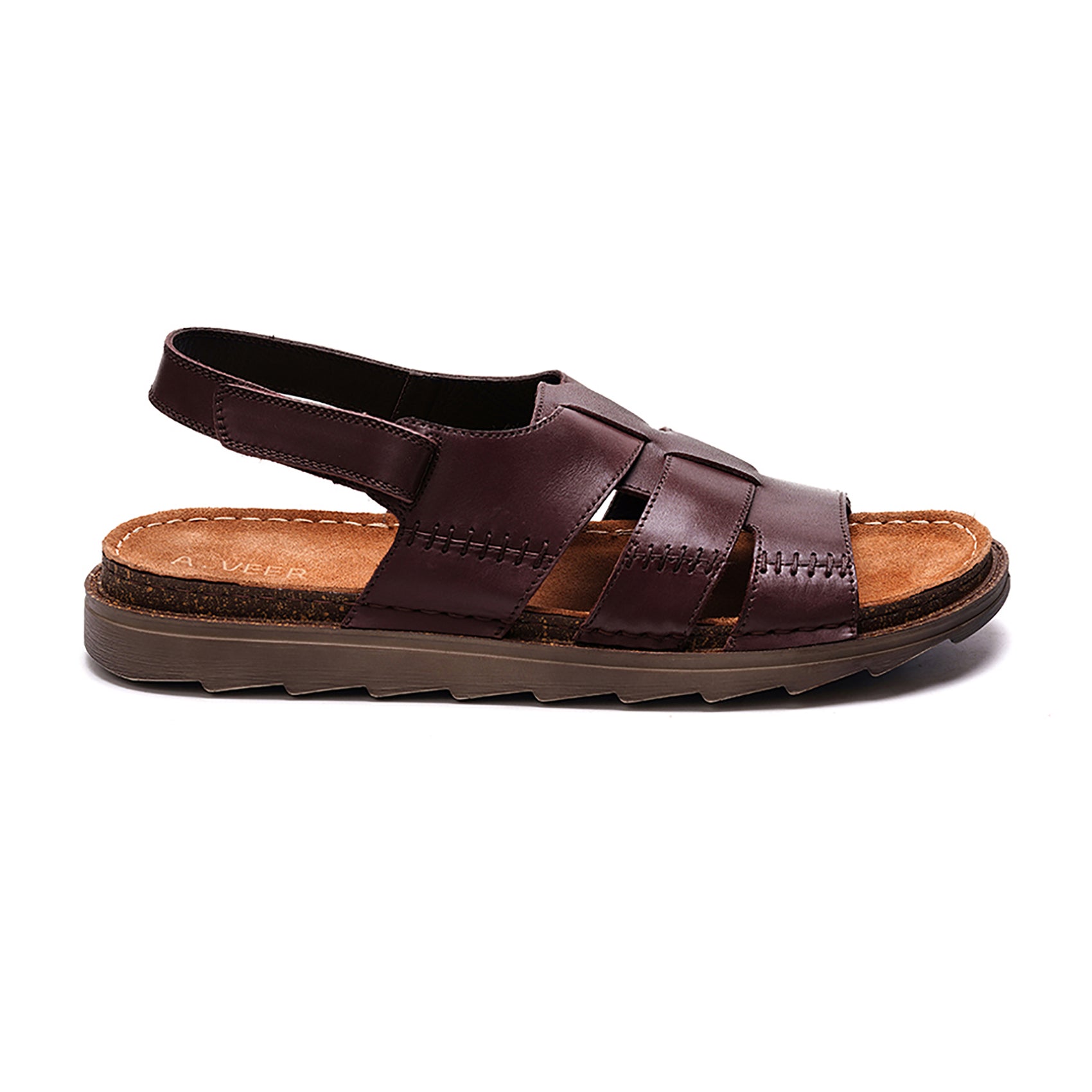 Maldiva Back Strap Sandal // Brown