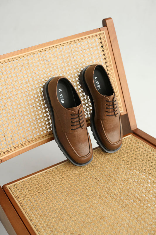 Morgan Lace-up Derby // Tan