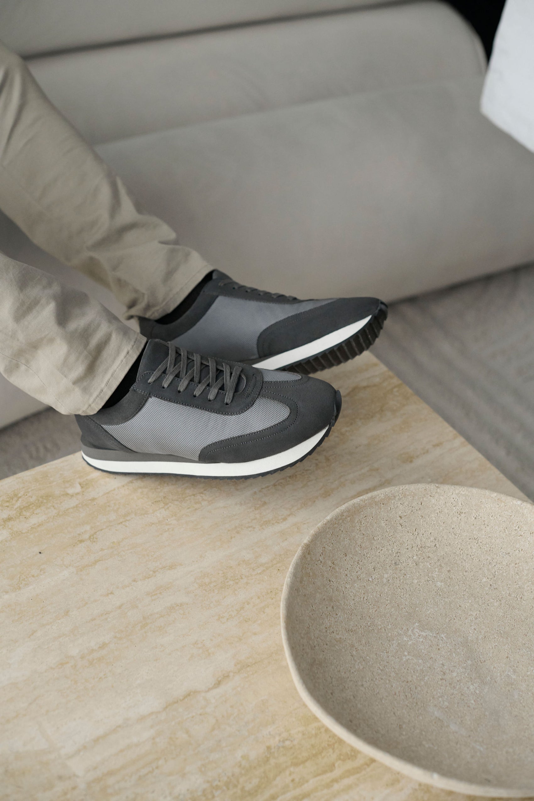 Richard Sneaker // Grey Suede