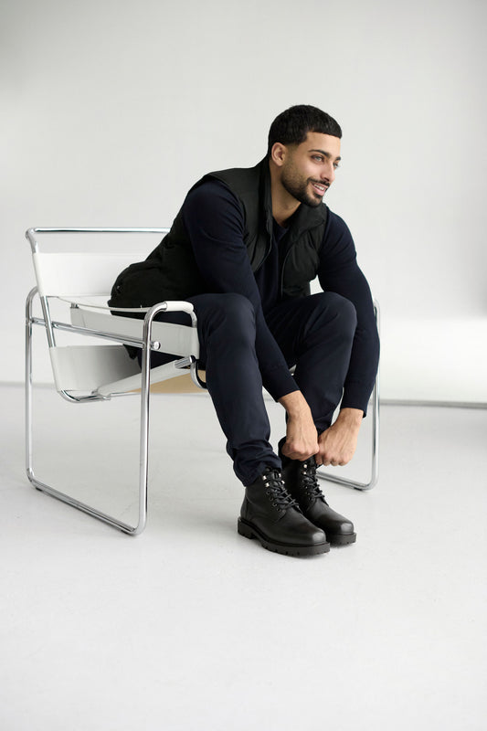 Robert Lace-up Boot // Black