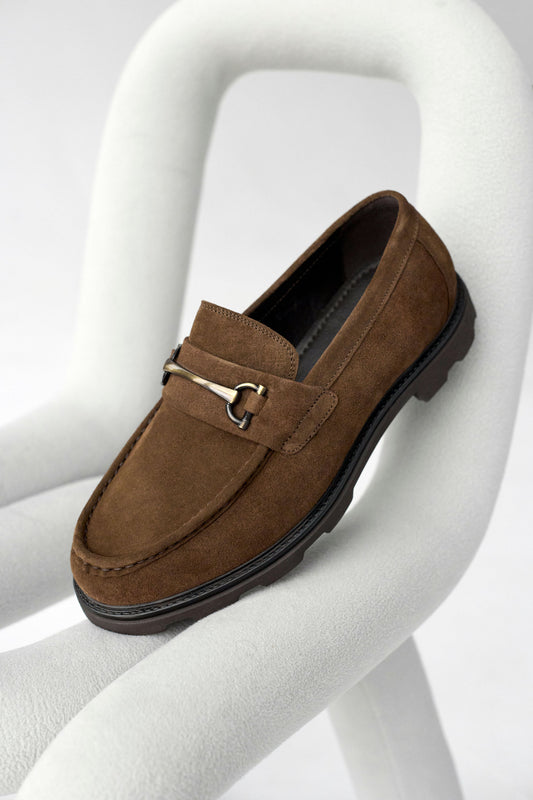 Samuel Bit Loafer // Brown Suede