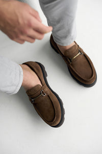 Samuel Bit Loafer // Brown Suede