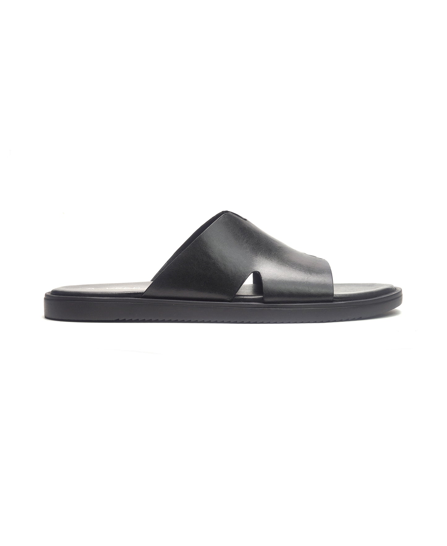 Marrakesh Slide // Black Leather