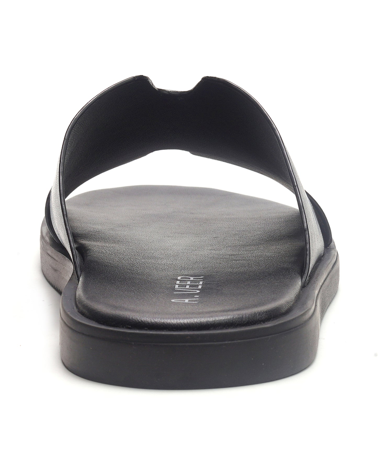 Marrakesh Slide // Black Leather