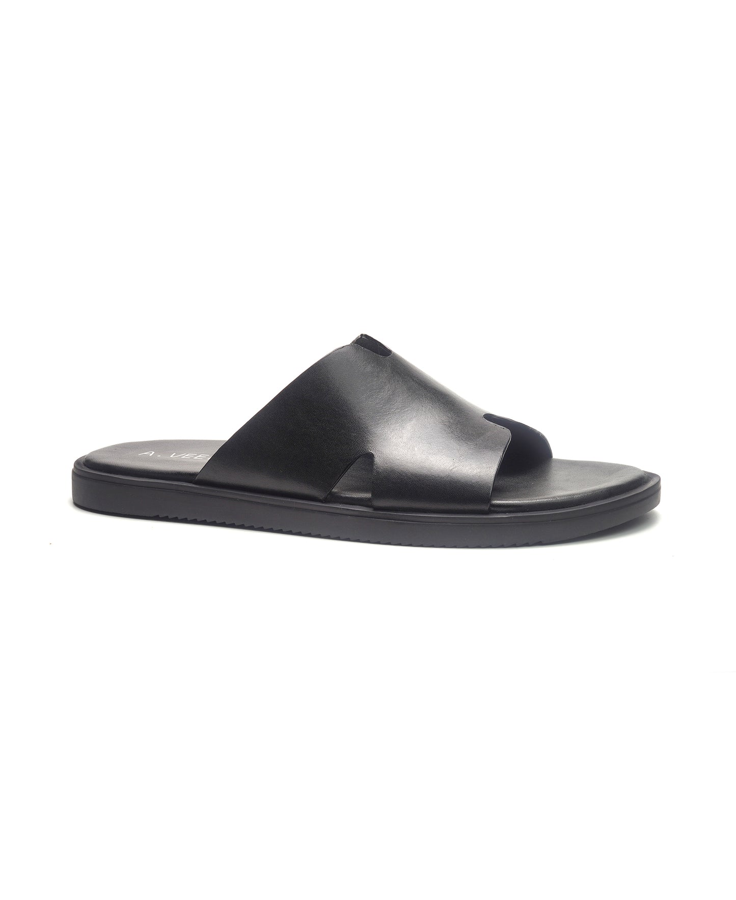 Marrakesh Slide // Black Leather