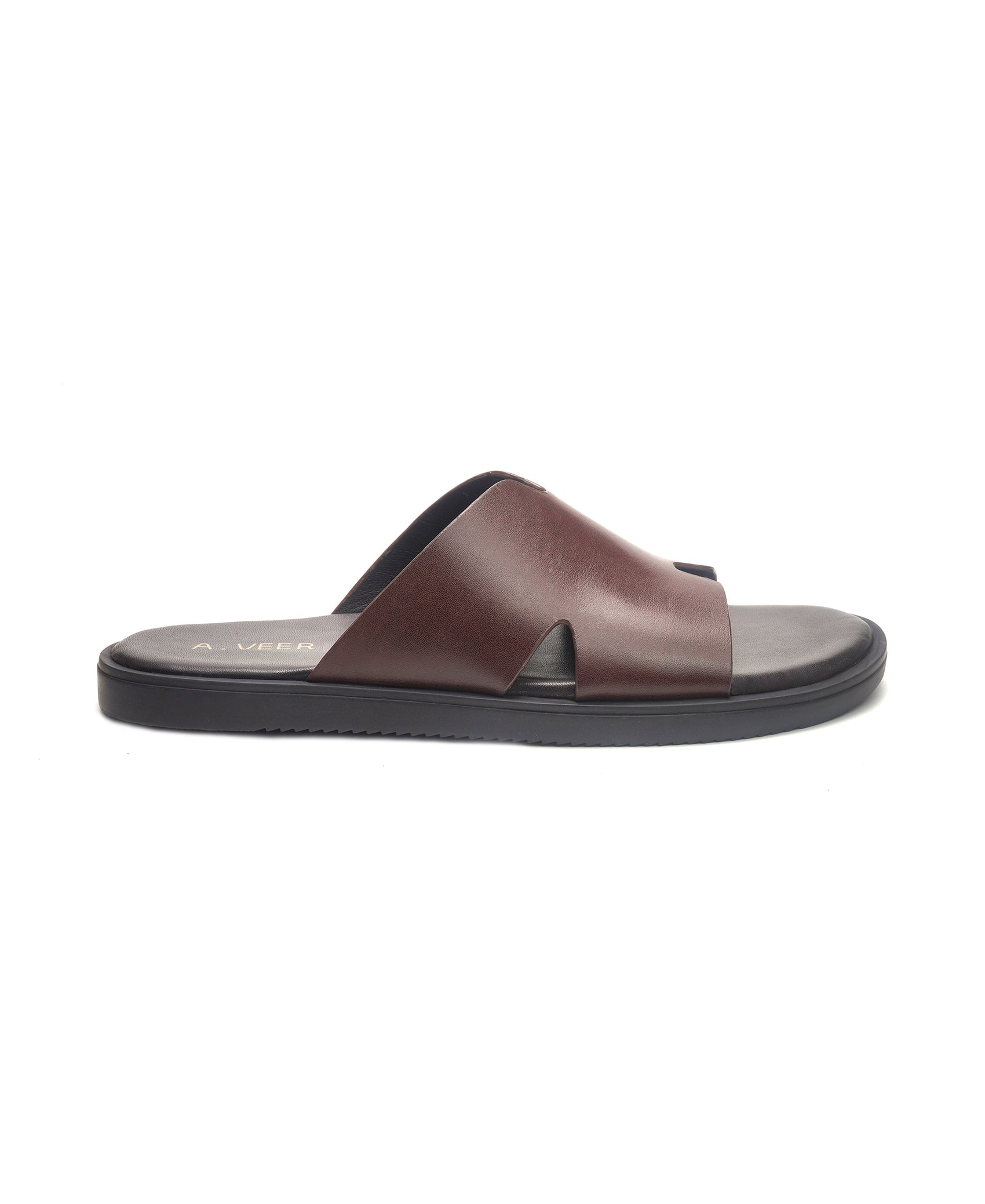 Marrakesh Slide // Brown Leather