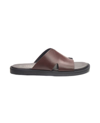 Marrakesh Slide // Brown Leather