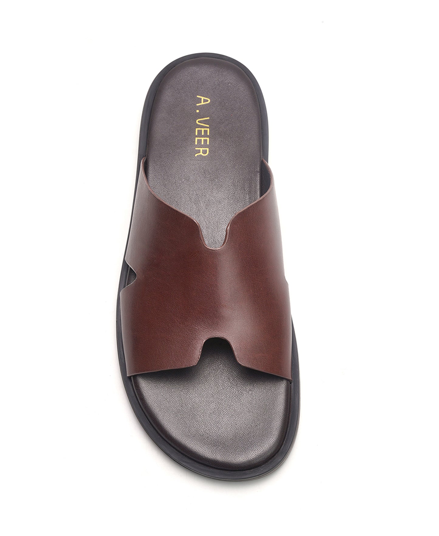 Marrakesh Slide // Brown Leather