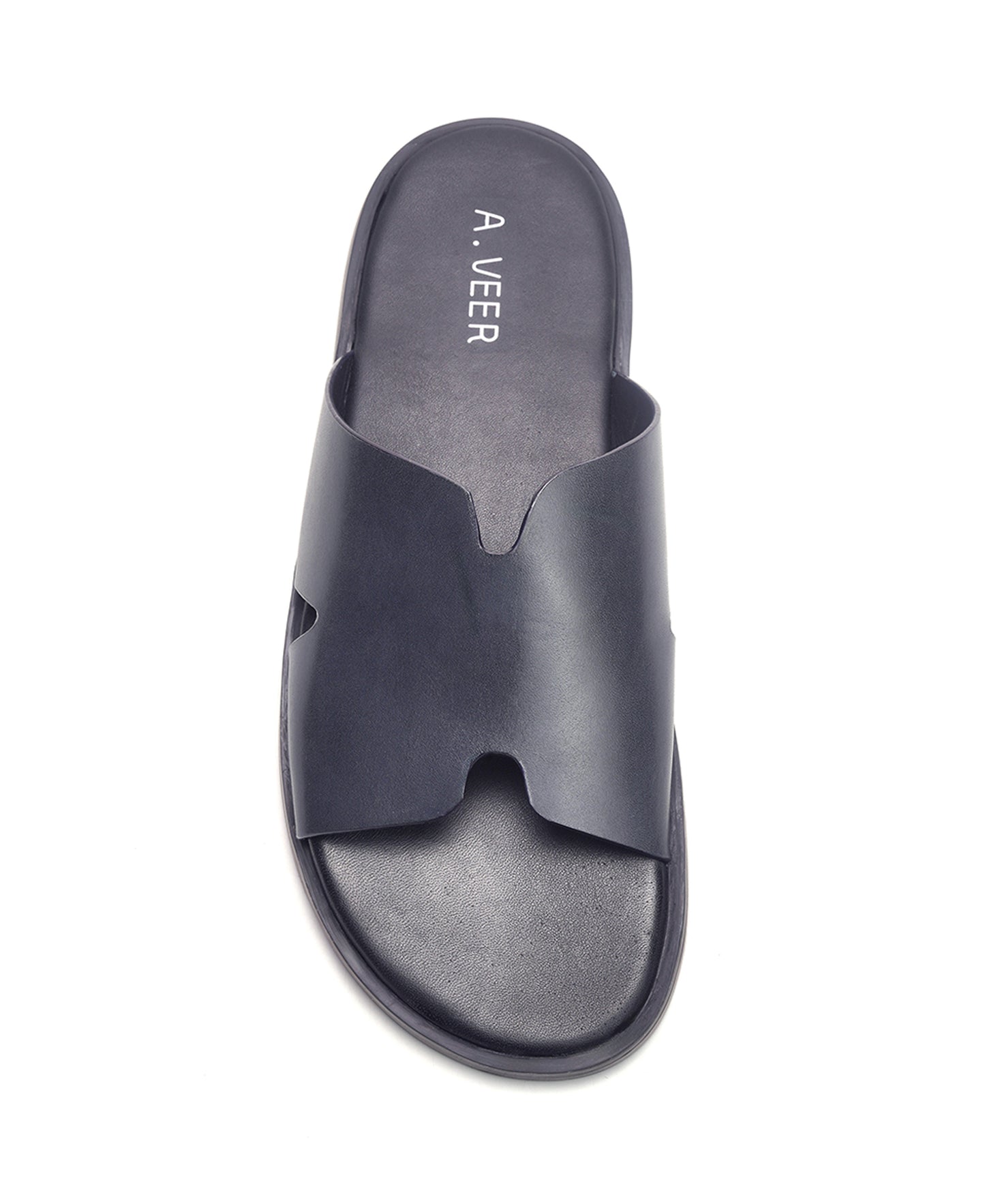 Marrakesh Slide // Navy Leather