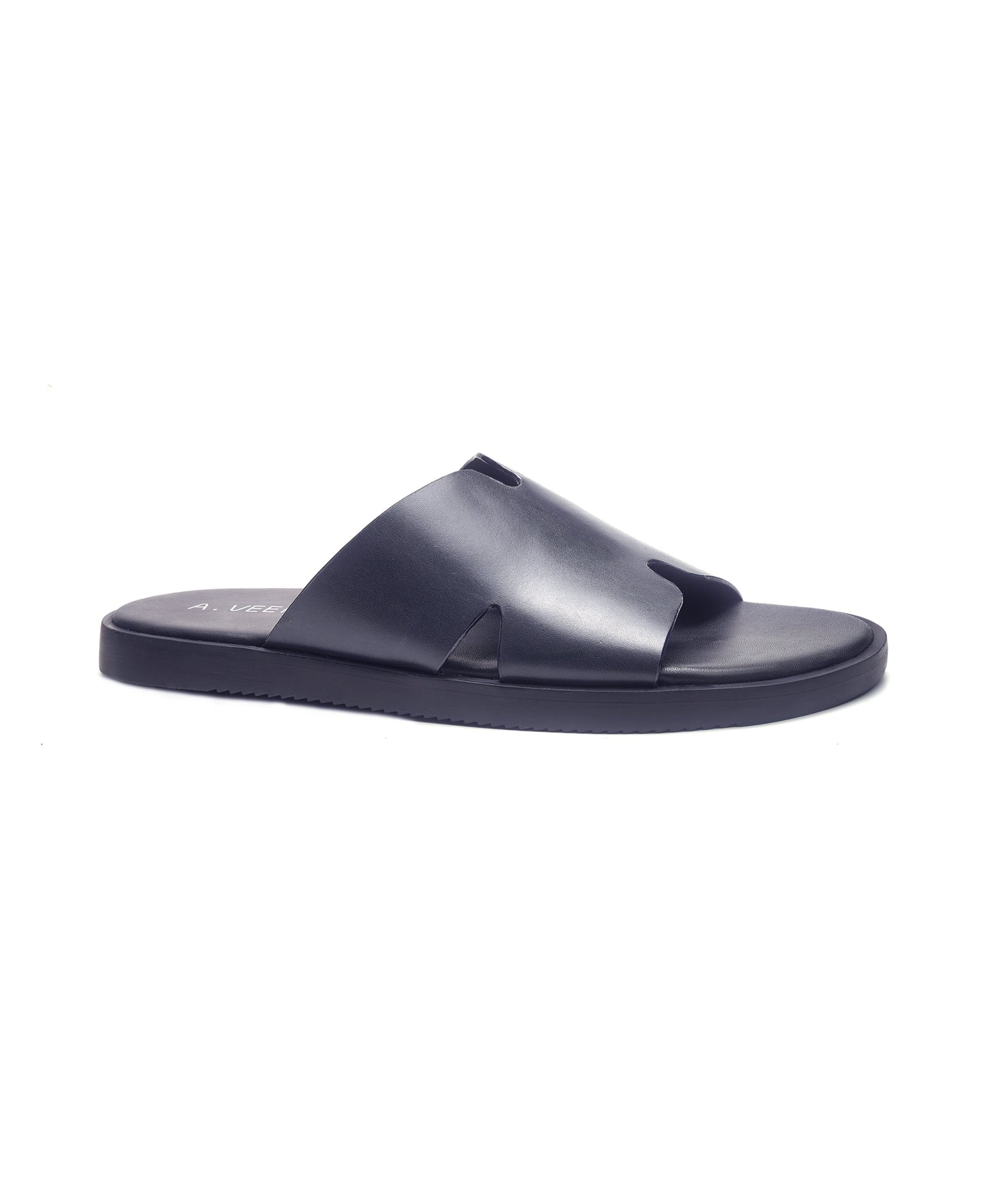 Marrakesh Slide // Navy Leather