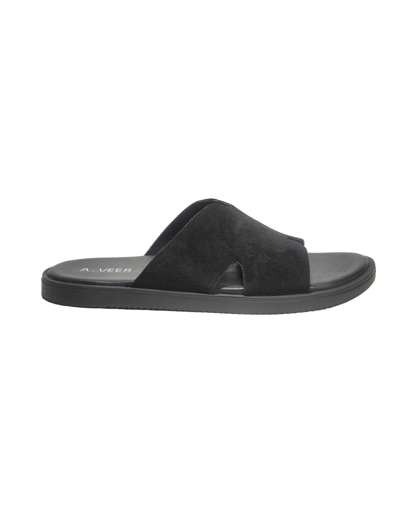 Marrakesh Slide // Black Suede