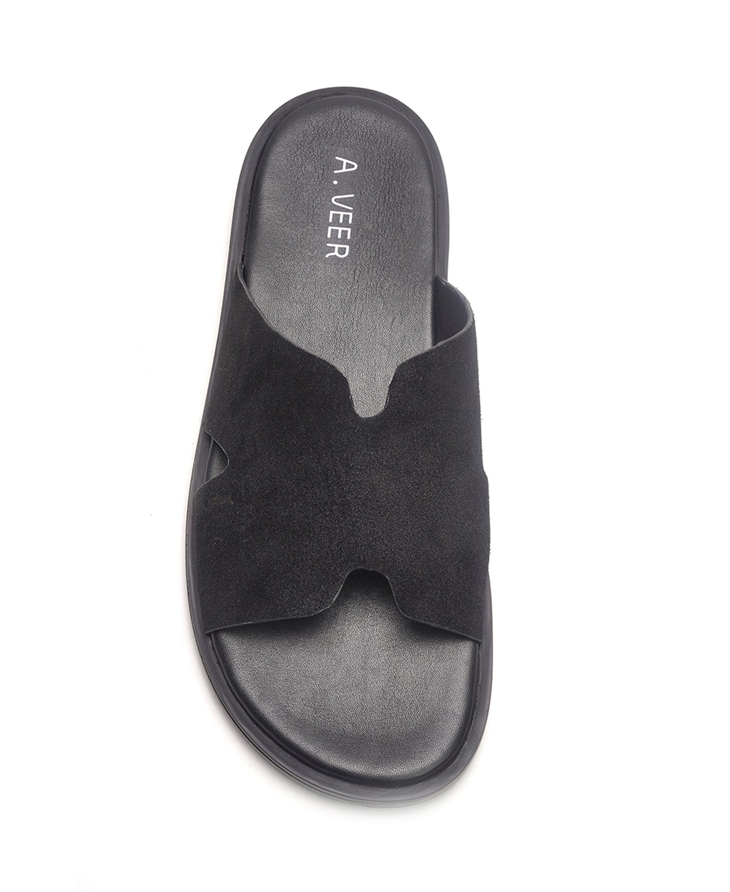 Marrakesh Slide // Black Suede