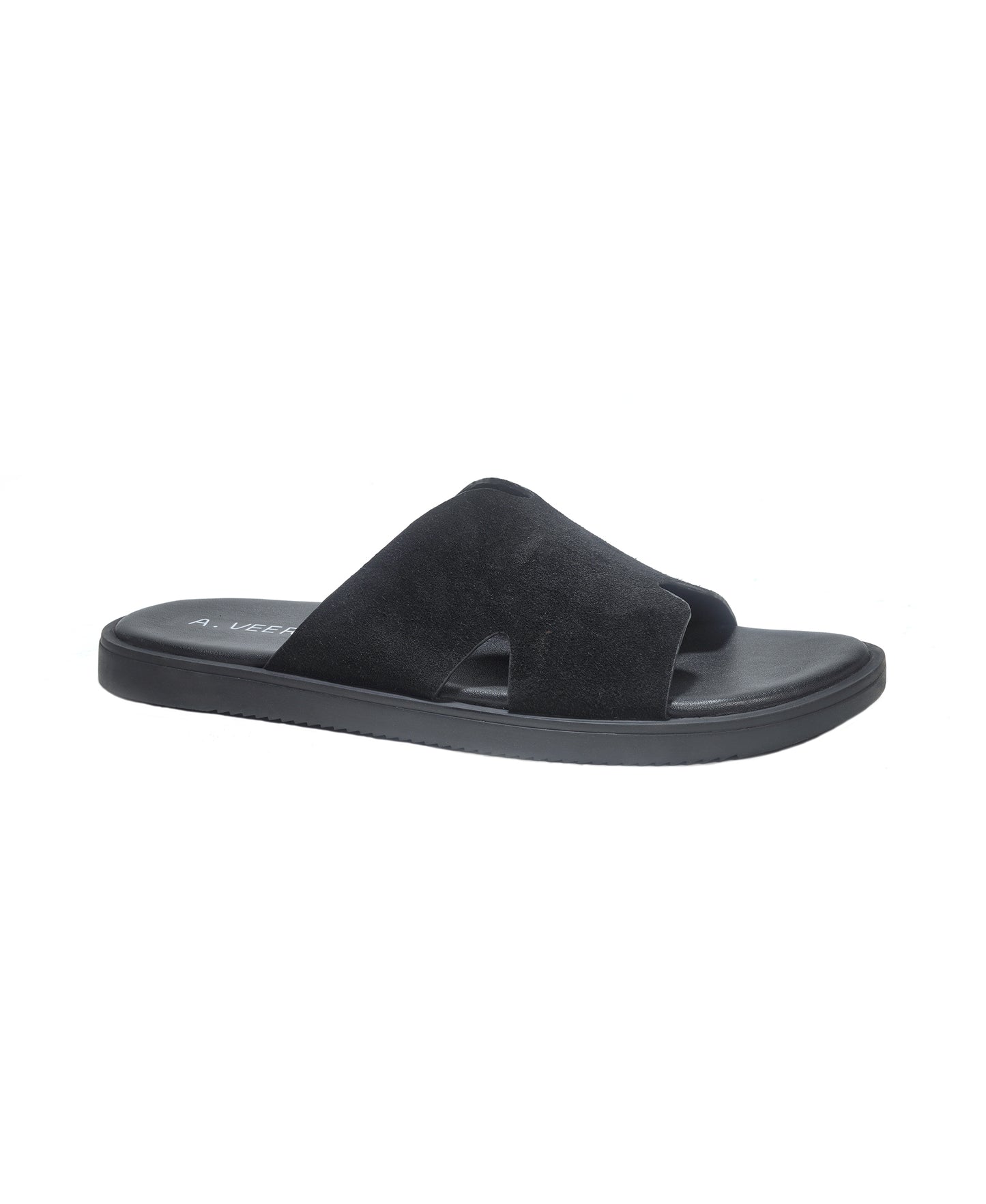 Marrakesh Slide // Black Suede