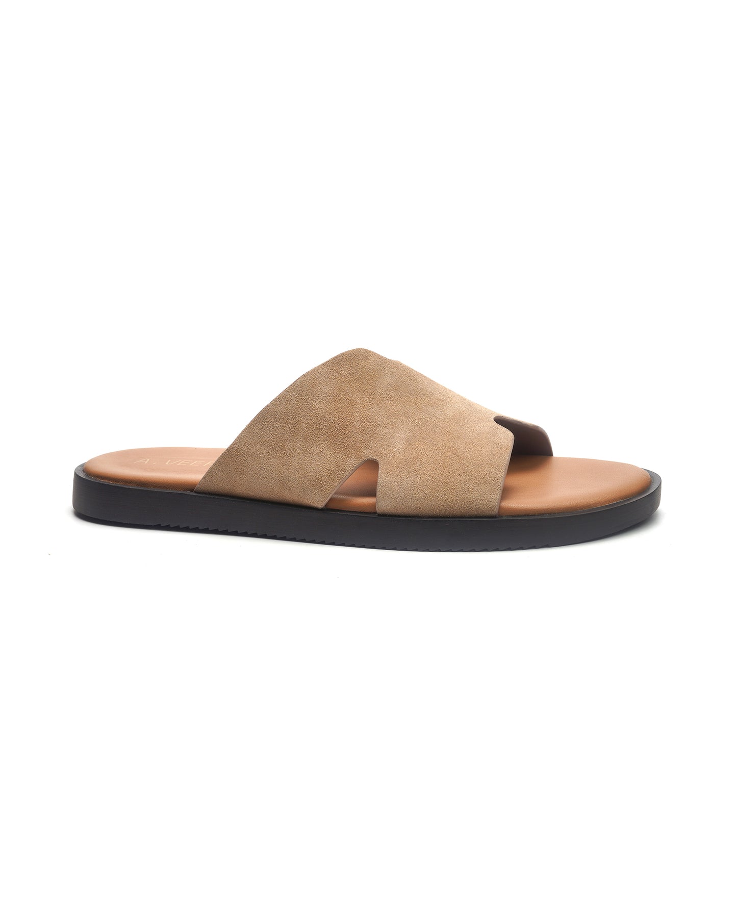 Marrakesh Slide // Beige Suede