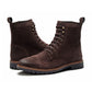 Wilder Lace-up Boot // Brown Suede