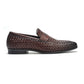 Cairo Woven Loafer // Brown Leather