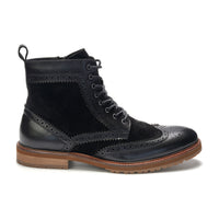 Langston Wingtip Boot // Black Leather