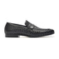 Cairo Woven Loafer // Black Leather