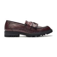 Dante Tassel Loafer // Bordo Leather