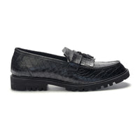 Dante Tassel Loafer // Black Leather