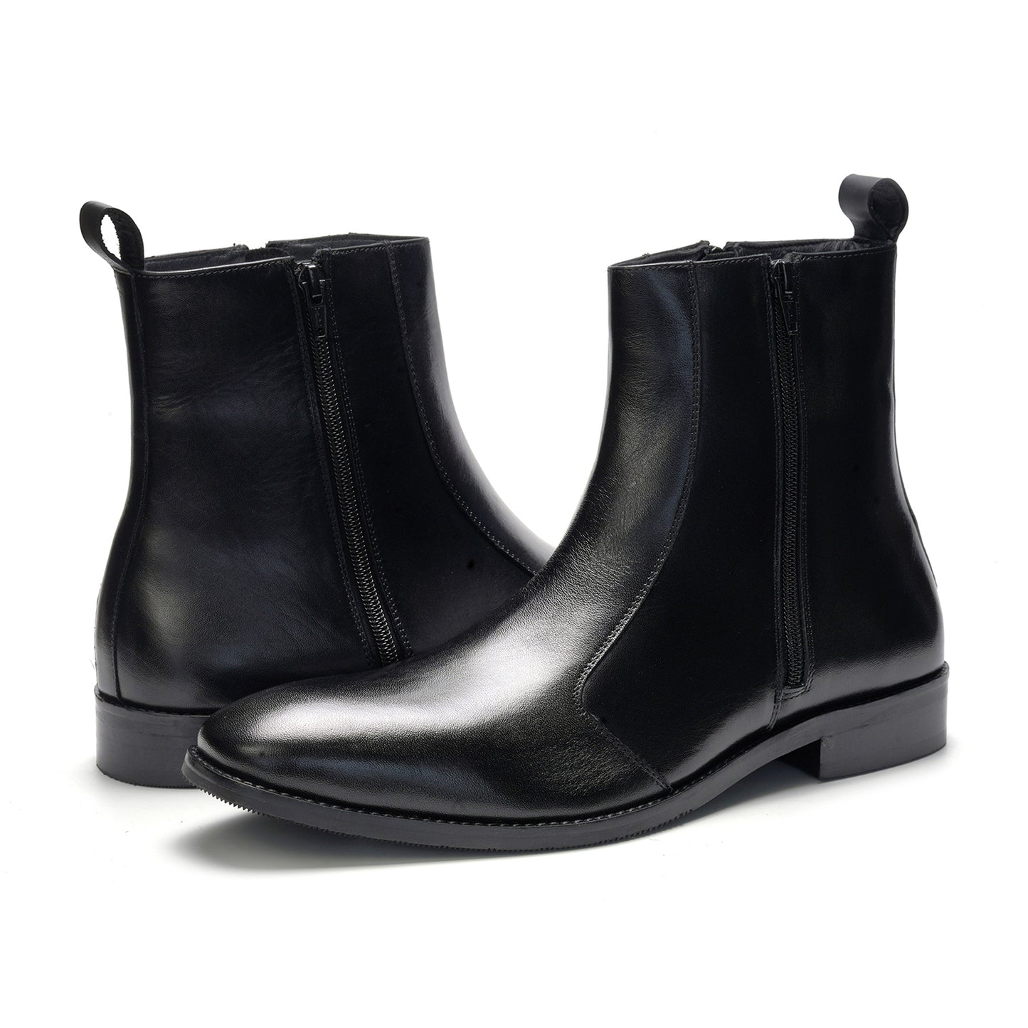Lexington Zip Boot // Black Leather