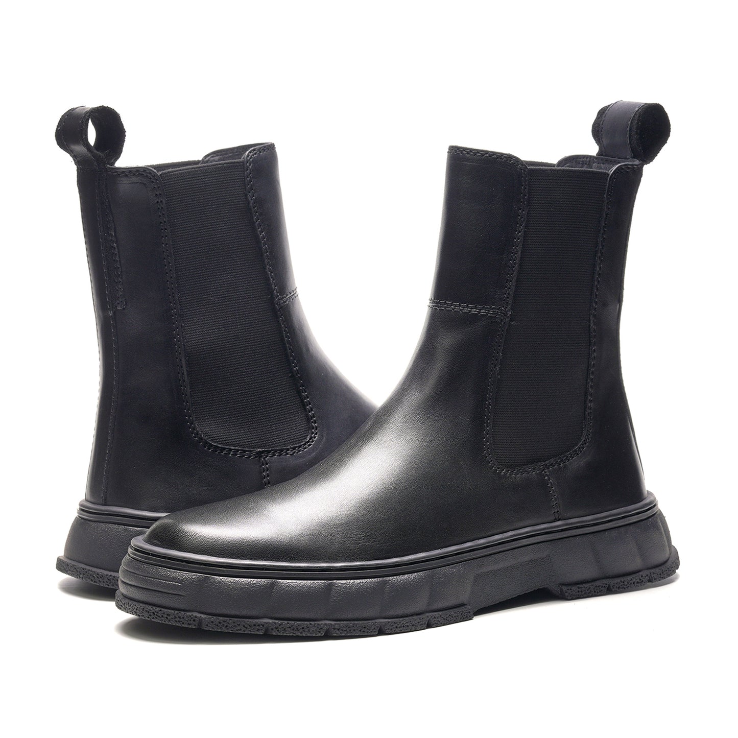 Stratus Chelsea Boot // Black Leather