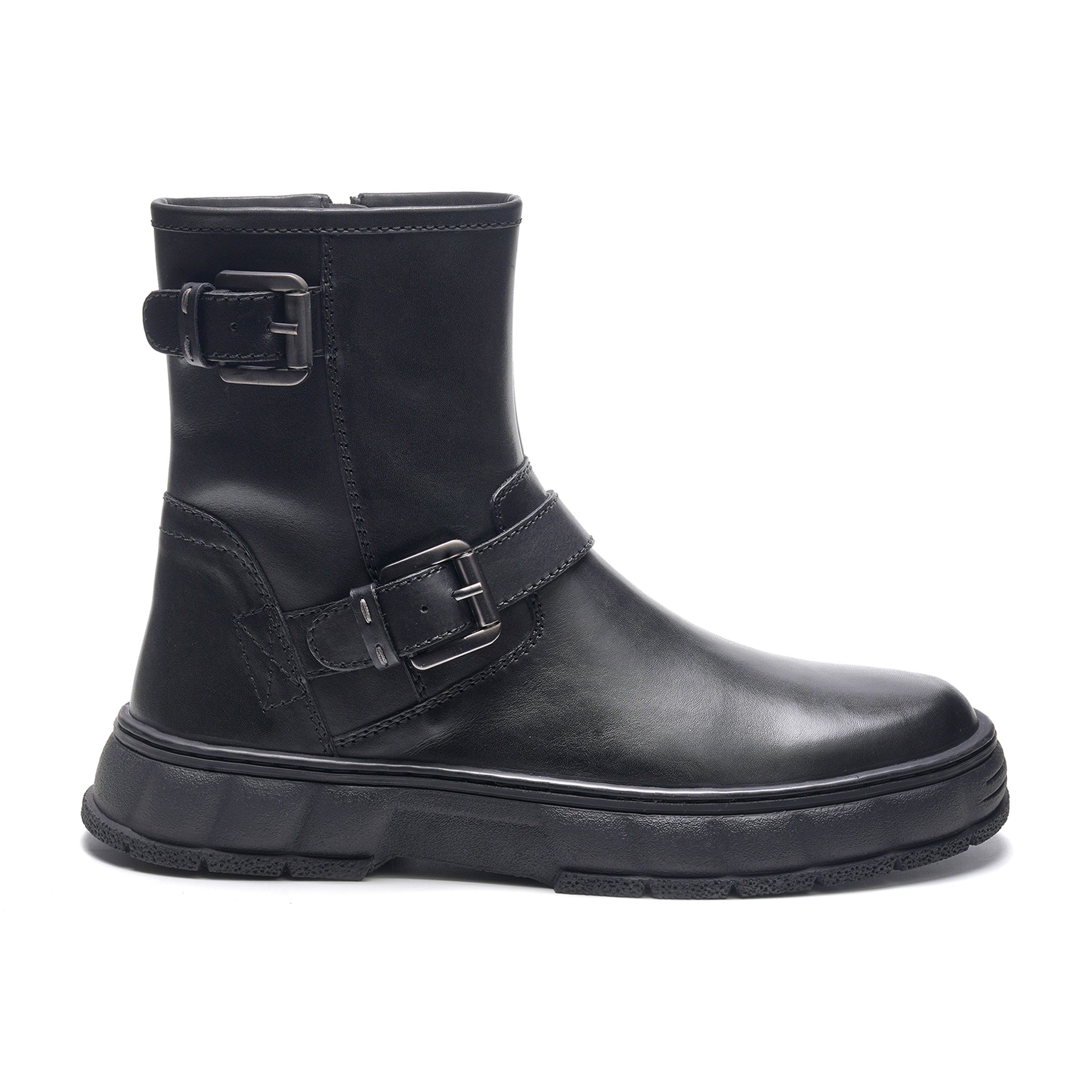Ranger Biker Boot // Black Nubuck – A. VEER