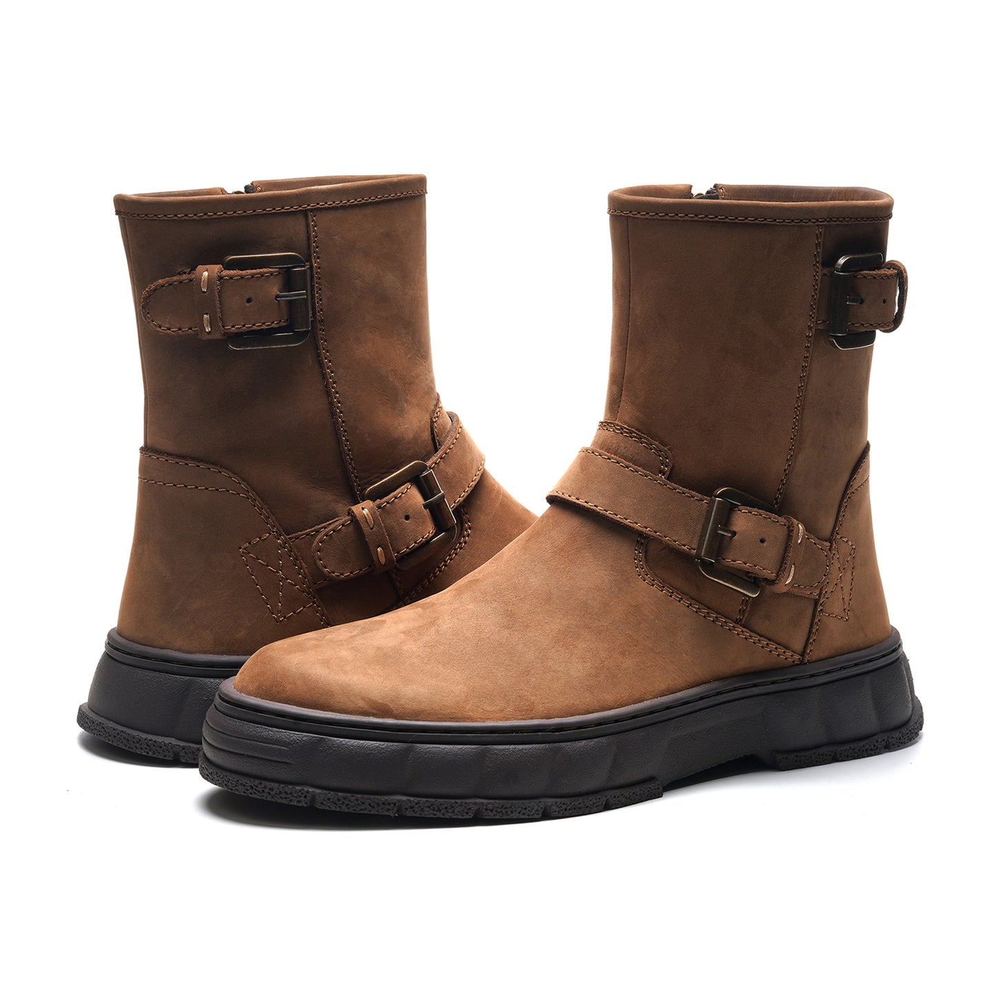 Ranger Biker Boot // Tobacco Nubuck