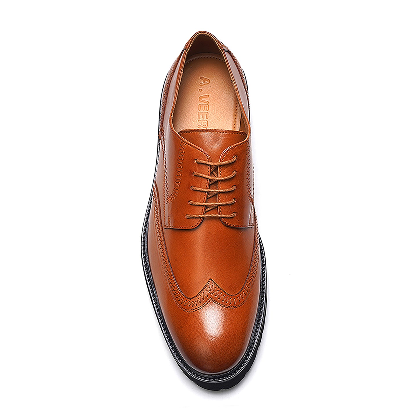 Hadley Wingtip // Tan Leather