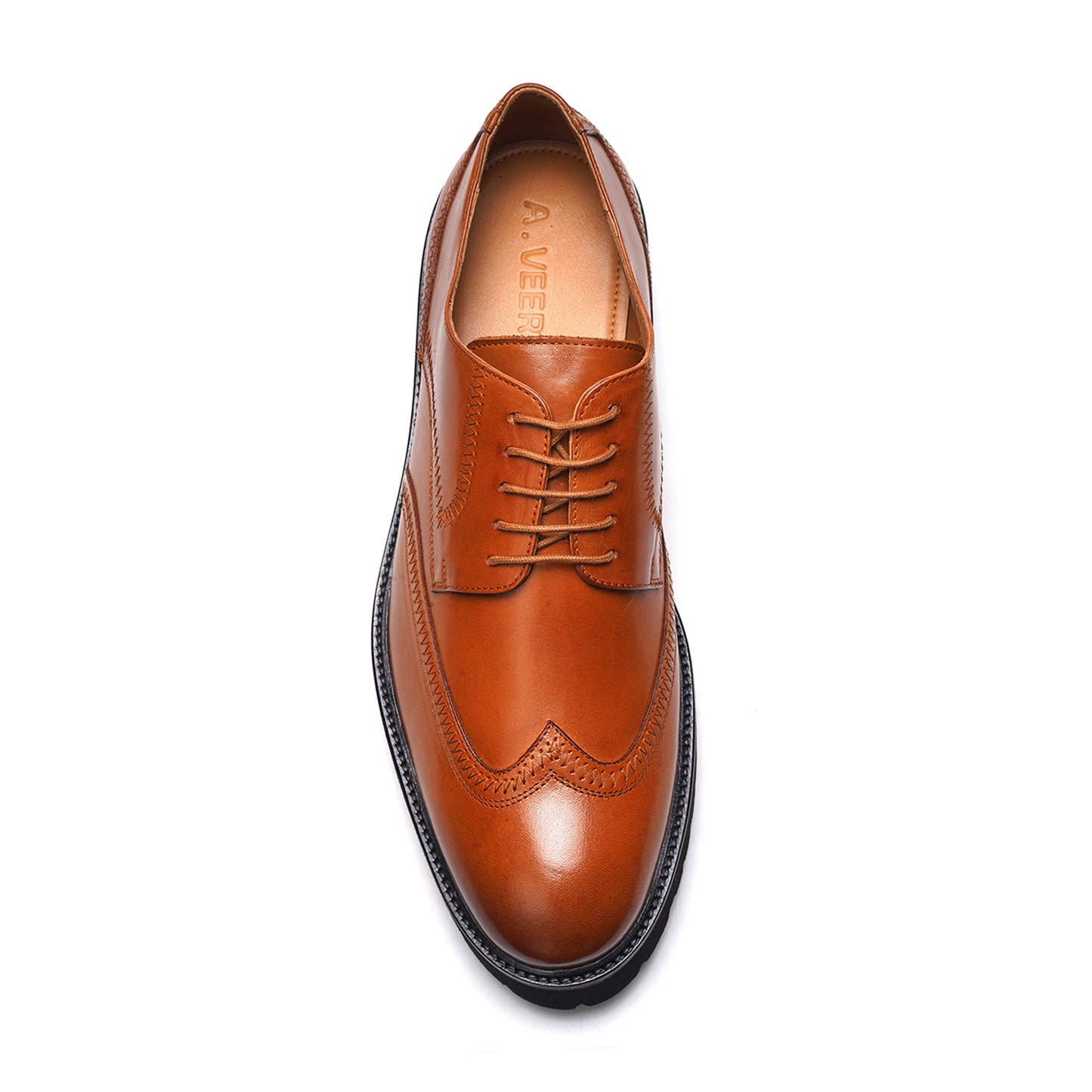 Hadley Wingtip // Tan Leather