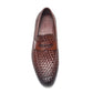 Cairo Woven Loafer // Brown Leather