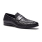 Cairo Woven Loafer // Black Leather